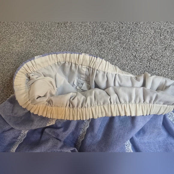 Pitchfork Brand Skirt Small Oversized Cowgirl Western Dance Countryside Chic - Picture 8 of 8